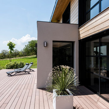 Maison ossature bois sur les hauteurs de Grenoble