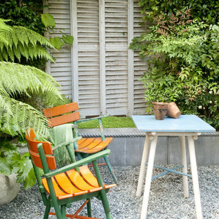 Cette image montre un mur végétal de terrasse bohème.
