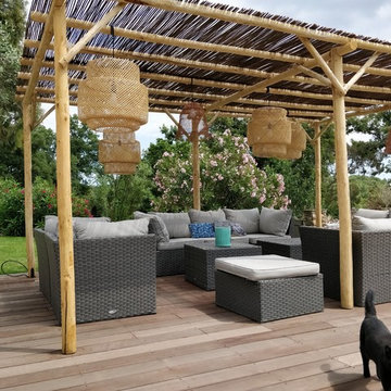 Pergolas en Bois, ambiance campagen