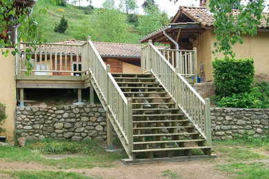 Cette image montre une terrasse traditionnelle.