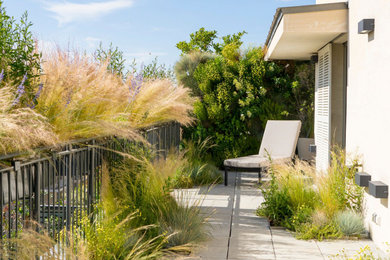 Réalisation d'une terrasse.