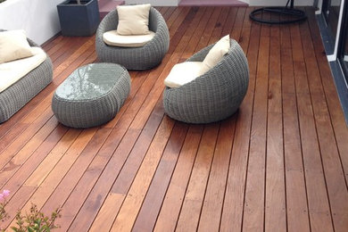 Example of a trendy deck design in Nantes