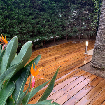 Terrasse en bois Pin du nord