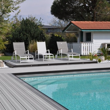 Terrasse piscine contemporaine