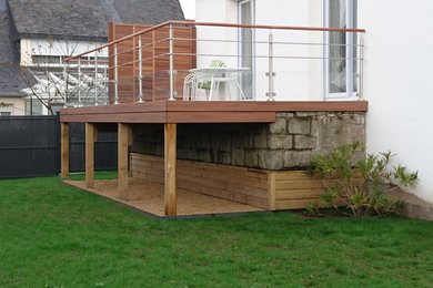 Aménagement d'une terrasse contemporaine.