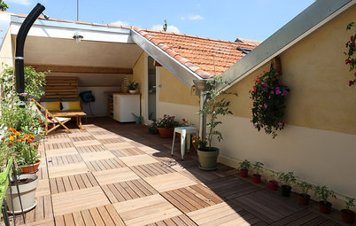 Architecture : Une terrasse tropézienne aménagée dans un loft à Avignon