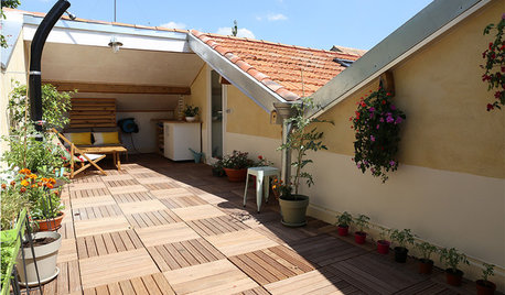 Architecture : Une terrasse tropézienne aménagée dans un loft à Avignon