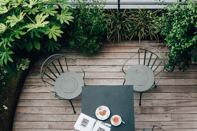 Inspiration pour une terrasse.