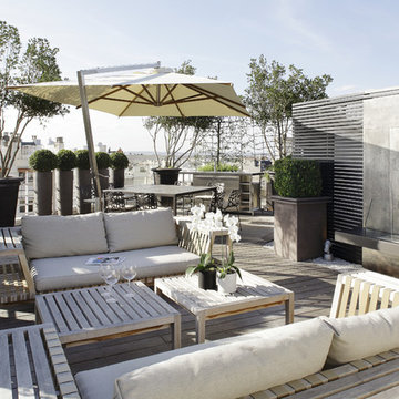 UNE TERRASSE A PARIS