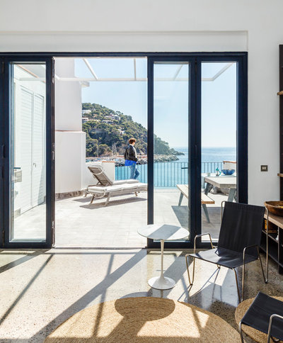 Mediterráneo Terraza y balcón by Nook Architects