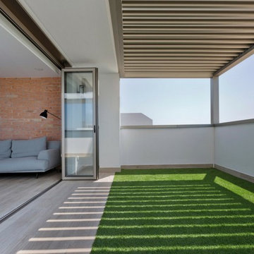 Pérgola Bioclimática instalada en terraza de ático de lujo