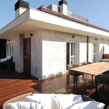 Sube Susaeta Interiorismo y Sube Contract diseño interior de casa con terraza