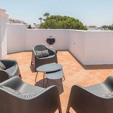 Terrace bbq.Matchroom Golf Mijas - Costa del Sol - Malaga - Spain