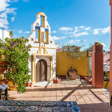 Terraza - Iglesia en miniatura con interior barroco - Casa de la Ermita - alojam