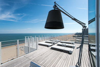 Immagine di una terrazza stile marino