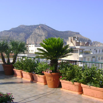 Foto terrazzo con vista panoramica