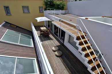 Immagine di una terrazza moderna