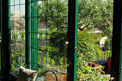 Klassische Terrasse in Mailand