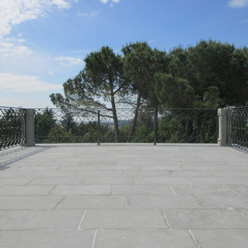 terrazza sopra il soggiorno - vista panoramica