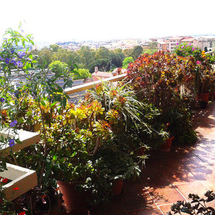 Foto di una terrazza minimalista di medie dimensioni