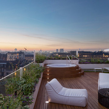 UN ATTICO IN STILE LOFT IN MILANO