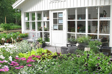 This is an example of a classic garden in Stockholm.