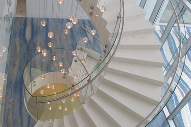 Contemporary staircase in Stockholm.