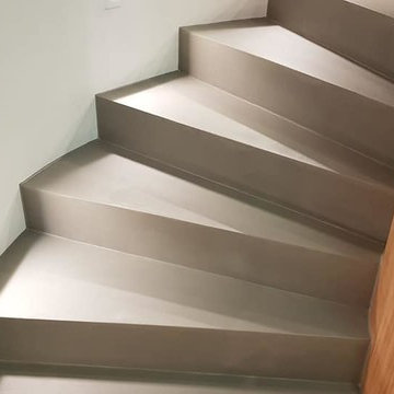 Betonoptik Treppe über Beton²