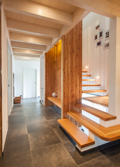 Modern Treppen by Architekturbüro Stefan Schäfer