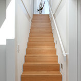 Modern Heavy Timber Curved Wall Home Contemporary Staircase Denver By Tomecek Studio Architecture