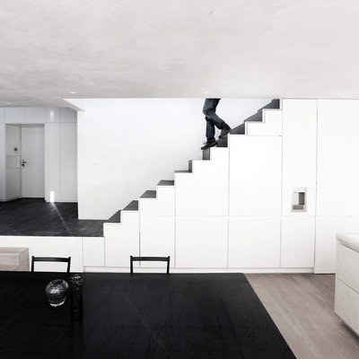 Minimalistisch Treppen by Atelier Zafari . Architecture