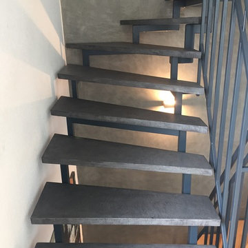 Ideen für Treppen mit Betonbeschichtung