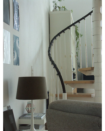 Contemporary Staircase by Domestic Stories with Ivy