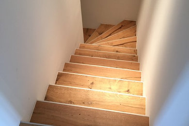 Inredning av en modern trappa