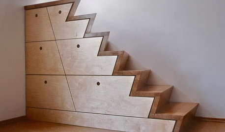 Treppe, Schrank & Skulptur: Dieses Schreinerwerk will hoch hinaus