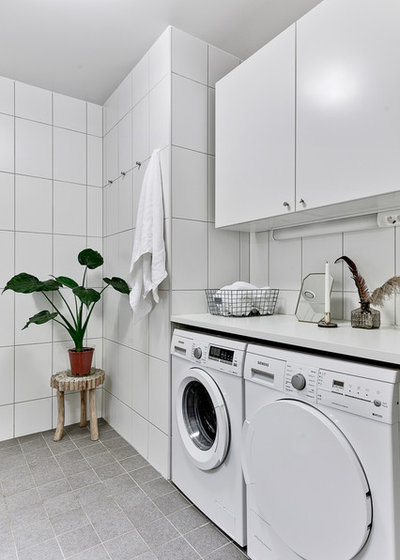 Scandinavian Laundry Room by dream design sthlm