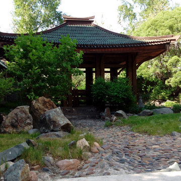 Стилизованный японский сад