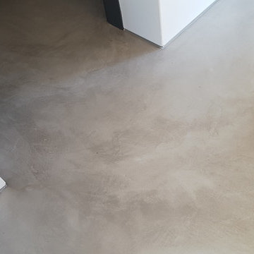 Beton CIre Flooring - Living/Kitchen, Entrance and Utility Space area