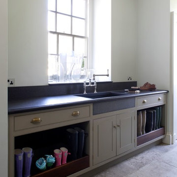 Bootroom Utility Sink in Sold Granite