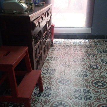 Classic patterned tiles