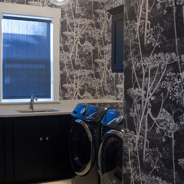 Contemporary Cool Laundry Room