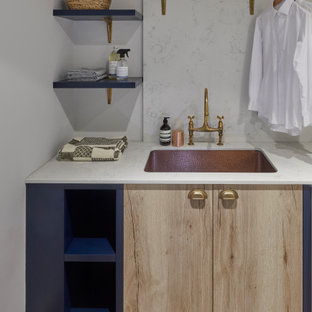 Design ideas for a classic utility room in Hertfordshire.