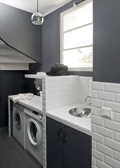 Contemporary Laundry Room by Julien CLAPOT