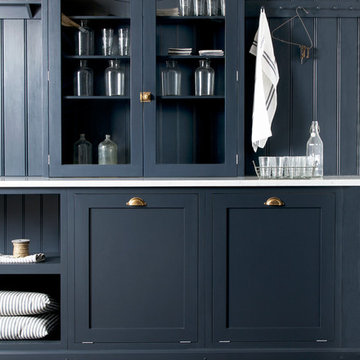 The Pantry Blue Utility Room by deVOL