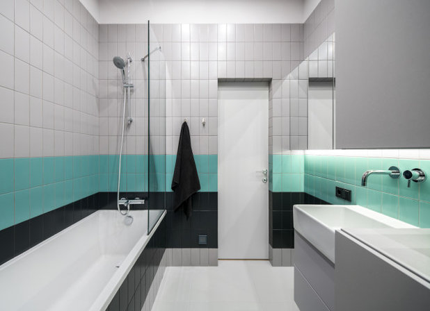Современный Ванная комната by U concept