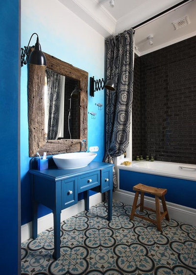 Eclectic Bathroom by Korneev Design Workshop