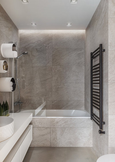 コンテンポラリー 浴室 by Design Rocks