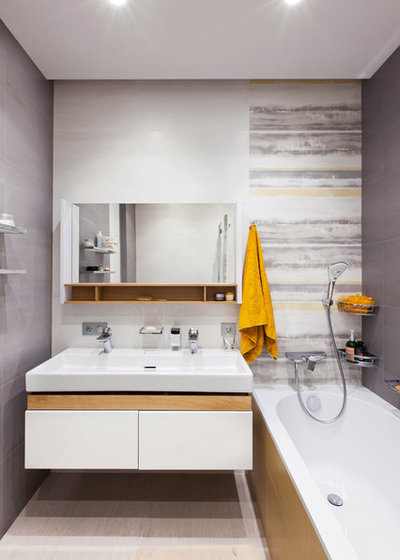 Contemporary Bathroom by Team Design