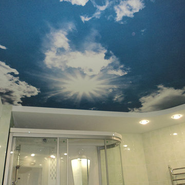 Ceiling with photo print