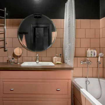 Дизайн ванной в стиле лофт